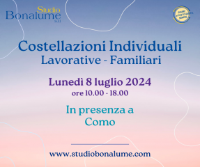 Costellazioni individuali familiari - lavorative como